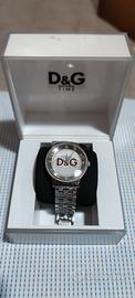 Orologio D&G Time in acciaio con strass - Completo