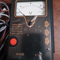 voltmetro analogico vintag.