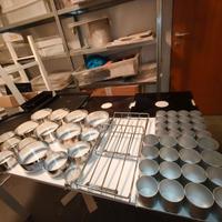 teglie, stampi ring e materiale pasticceria nuovi