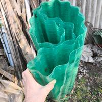 ondulato in vetro resina x giardino 