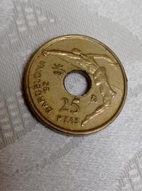 moneta spagna 1991 Juan Carlos 