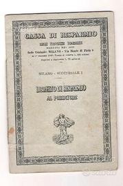 Libretti cassa risparmio