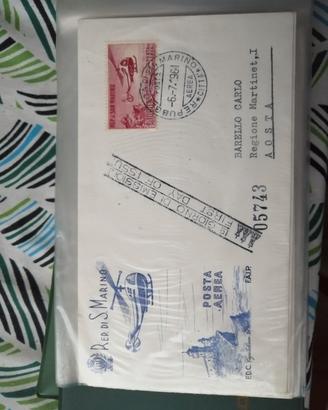 SAN MARINO FDC VIAGGIATE