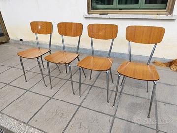 Sedie Vintage anni 60 in formica