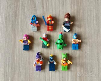 Raro set 10 personaggi Brawl stars LEGO compatibil