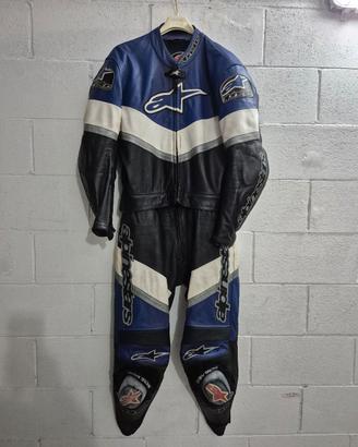 Tuta moto in pelle ALPINESTARS tg 52