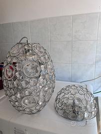 Coppia lampadario piu aplique