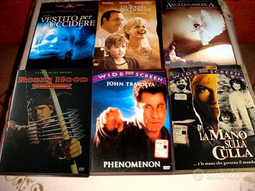 6 dvd  originali generi vari