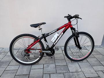 Mountain Bike Spirit 26” rossa/nera – Cambio Shima