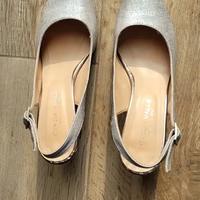 Cinzia Valle - Scarpe da cerimonia argento n.37