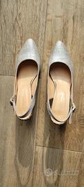 Cinzia Valle - Scarpe da cerimonia argento n.37