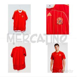 T SHIRT CALCIO ADIDAS SPAGNA 2006 ROSSA/GIALLA TAG