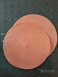 tovagliette in rafia rotonde