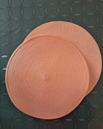 tovagliette in rafia rotonde