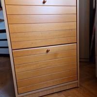 Mobiletto stira-asciuga legno