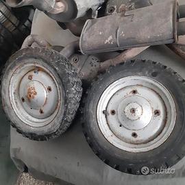 COPPIA DI cerchi in ferro fiat 500d