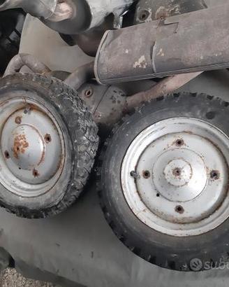 COPPIA DI cerchi in ferro fiat 500d