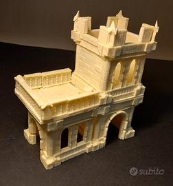 Elemento scenico Terrain wargame  Ruined Tower 