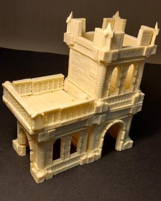 Elemento scenico Terrain wargame  Ruined Tower 