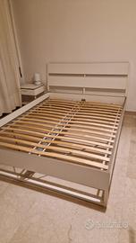 LETTO IKEA TRYSIL + MATERASSO + 2 COMODINI