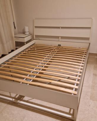 LETTO IKEA TRYSIL + MATERASSO + 2 COMODINI