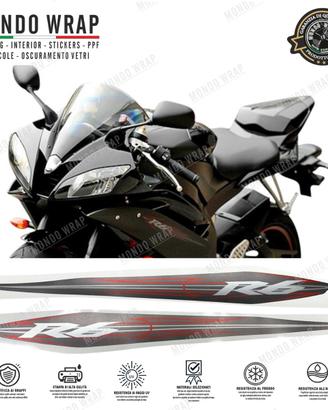 Adesivi compatibili con Yamaha R6 2006 YZF carene