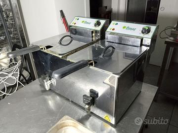 Fimar friggitrice elettrica professionale 8+8 L