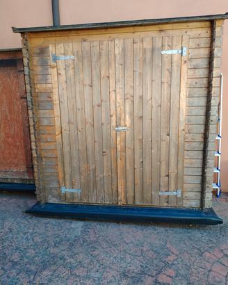 casetta in legno per attrezzi da giardino/esterno 