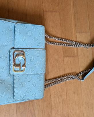 Borsa Guess originale - emilia logo pivoine verde
