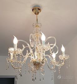 lampadario cristallo 