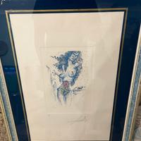 Salvador dali quadro acquaforte