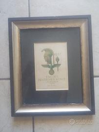 Quadro Con Cartolina Tag Der Deuschen Kunst 1937