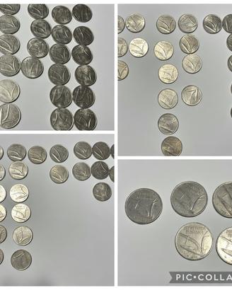 Lotto Monete 10 Lire "Spiga"