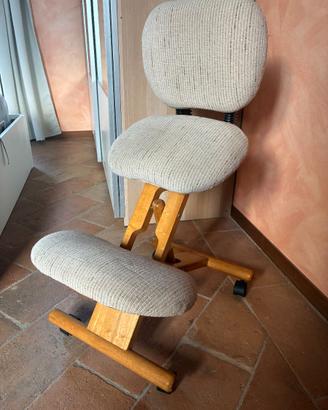 Sedia ergonomica cinus con schienale
