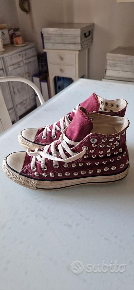 Scarpe all star con borchie Vendita in Abbigliamento e accessori