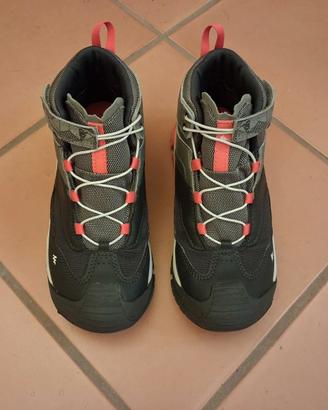 SCARPE TRAKKING QUECHUA DA BAMBINI N.33