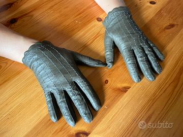 Guanti Valentino in vera pelle e seta