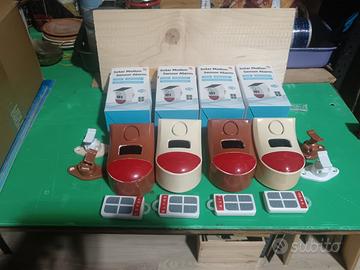 4 x Rilevatori intrusione Solare/Usb/sirena/WIFI