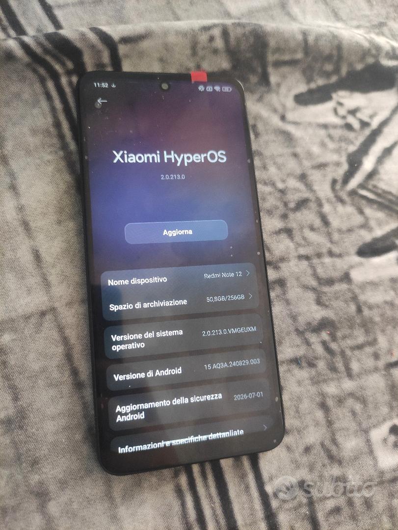 redmi note 12 256gb - Telefonia In vendita a Catania
