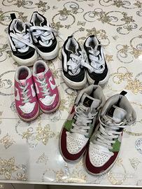 set scarpe bambino/a unisex numero 26/30.5/32.5/34