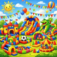 Attività sala festa parco giochi