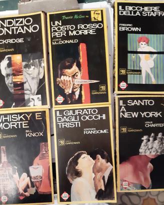 LOTTO 23 GIALLI   MONDADORI  E GARZANTI anni 60-70