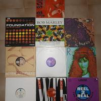 Lotto 10 dischi mix vinile musica dance anni 90