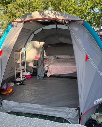Tenda 4 posti Quechua Air Seconds 4.1 XL + pompa