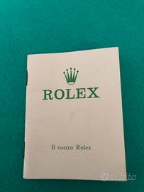 Il vostro rolex 1972. Scritto in italiano