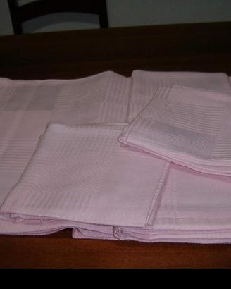 Tovaglia rettangolare in cotone 100% per 8 persone