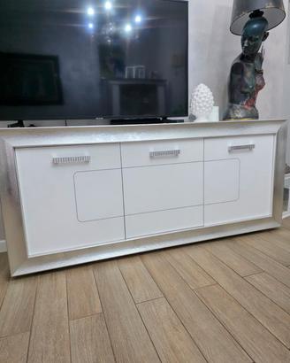 madia con cornice argento 