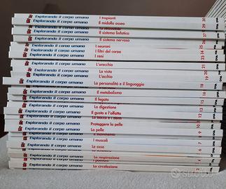 Enciclopedia esplorando il corpo umano