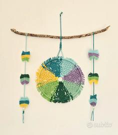 Acchiappasogni Mandala - Fior di Loto Multicolore 