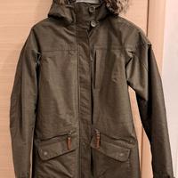 Parka Columbia Verde Doppia giacca TG XS